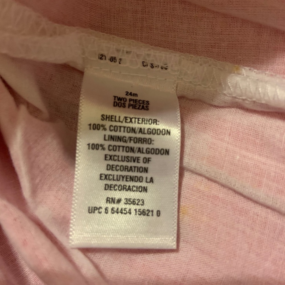 Carter’s 24 Months 2-piece Pink Party Dress - Picture 7 of 8